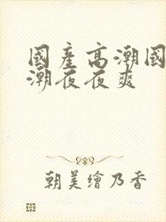 国产高潮国产高潮夜夜爽