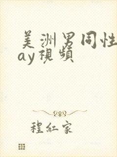 美洲男同性恋gay视频