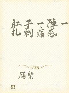 肚子一阵一阵针扎刺痛感