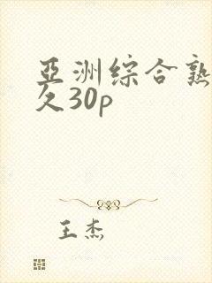 亚洲综合熟女久久30p