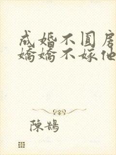 成婚不圆房重生娇娇不嫁他了封面