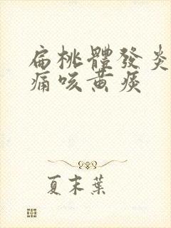 扁桃体发炎喉咙痛咳黄痰