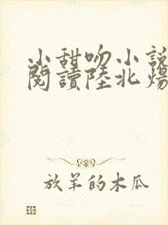 小甜吻小说免费阅读陆北炀