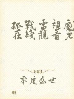 孤战电视剧全集在线观看免费高清