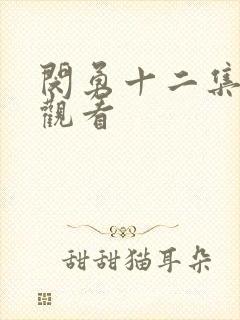 闵勇十二集免费观看