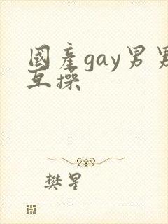 国产gay男男互操