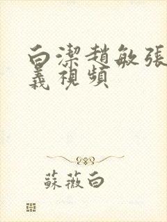 白洁赵敏张倩高义视频封面