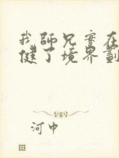 我师兄实在太稳健了境界划分