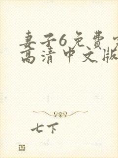 妻子6免费完整高清中文版,电视剧封面