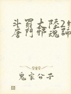 斗罗大陆2绝世唐门邪魂师