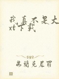 我真不是大佬txt下载封面