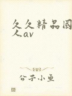 久久精品国产成人av