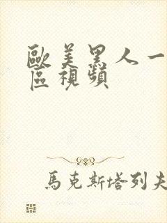 欧美黑人一区二区视频