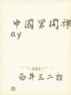 中国男同裸体gay