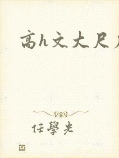 高h文大尺度封面