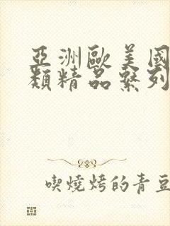 亚洲欧美国产另类精品系列封面