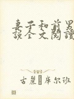 妻子和前男友小说全文阅读