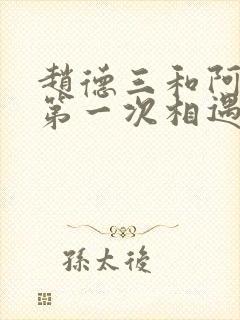 赵德三和阿芳的第一次相遇和爱情故封面