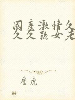 国产激情久久久久久熟女老上av