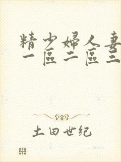 精少妇人妻av一区二区三区封面
