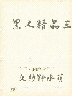 黑人精品三区