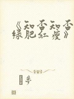 《知否知否应是绿肥红瘦》电视剧高清