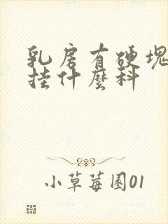 乳房有硬块应该挂什么科