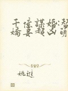 千亿谋婚:替嫁娇妻超凶萌小说