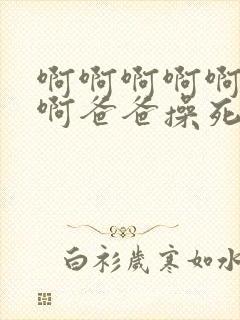 啊啊啊啊啊啊啊啊爸爸操死我我好爽啊封面