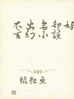 不出名却好看的玄幻小说