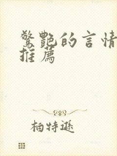 惊艳的言情小说推荐封面