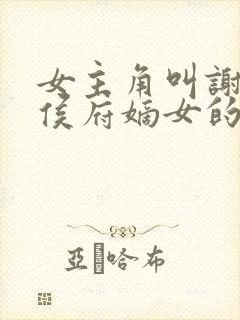 女主角叫谢清宁侯府嫡女的小说