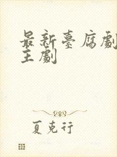 最新台腐剧双男主剧