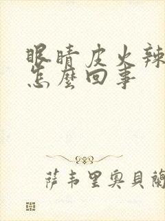 眼睛皮火辣辣的怎么回事