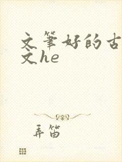 文笔好的古言虐文he