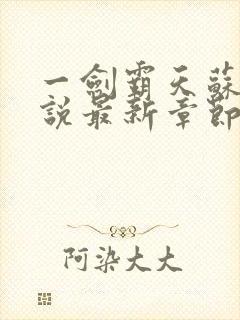 一剑霸天苏信小说最新章节