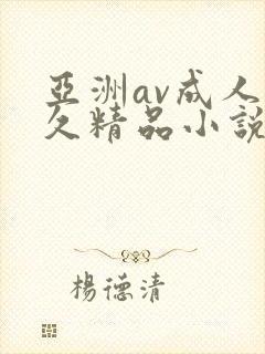 亚洲av成人久久精品小说