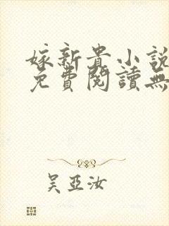 嫁新贵小说全文免费阅读无弹窗