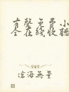 有声免费小说大全在线收听