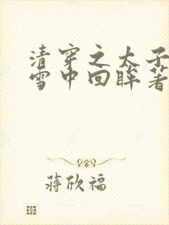 清穿之太子娇妃雪中回眸著