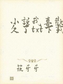 小说我喜欢你很久了txt下载