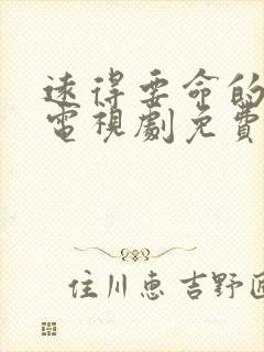 远得要命的爱情电视剧免费观看