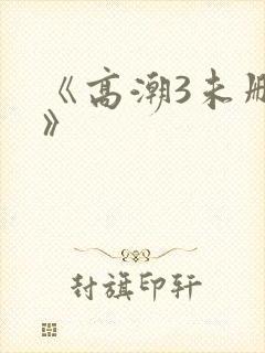 《高潮3未删减》