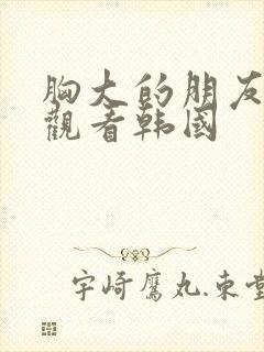 胸大的朋友在线观看韩国