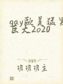 gay欧美猛男巨大2o20