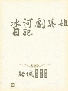 冰河剧集姐姐的日记封面