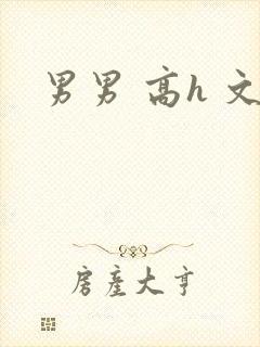 男男 高h 文