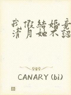 我假结婚竟娶苏清月她不认