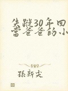 失踪30年回来当爸爸的小说