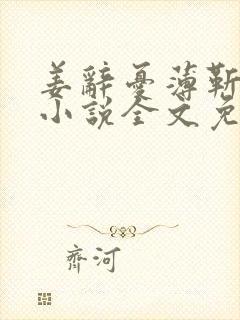 姜辞忧薄靳修的小说全文免费阅读笔趣阁